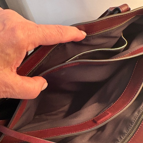 Coach Burgundy Satchel - Picture 7 of 11